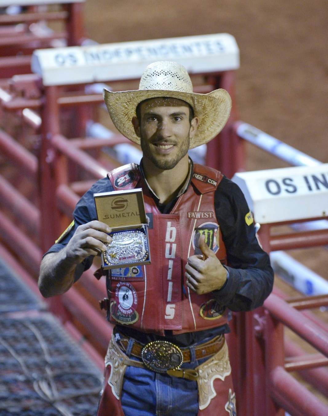 Imagem JPG, Andrei Scoparo é o campeão da etapa PBR Brazil em Barretos