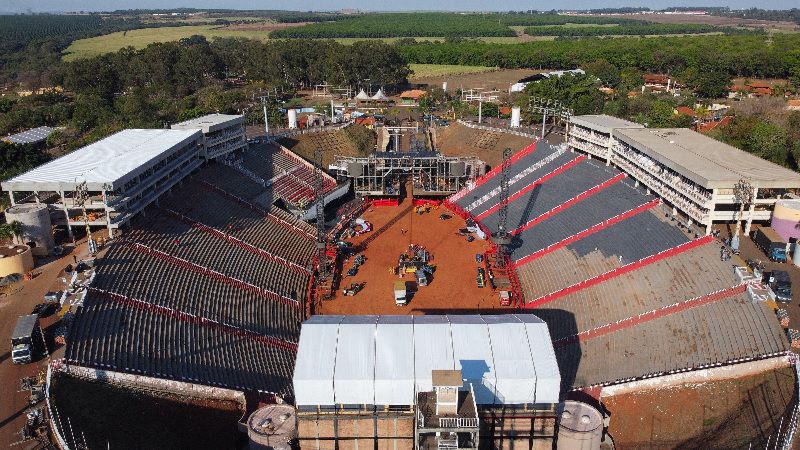 Imagem JPG, Parque do Peão em Barretos recebe preparativos para a festa