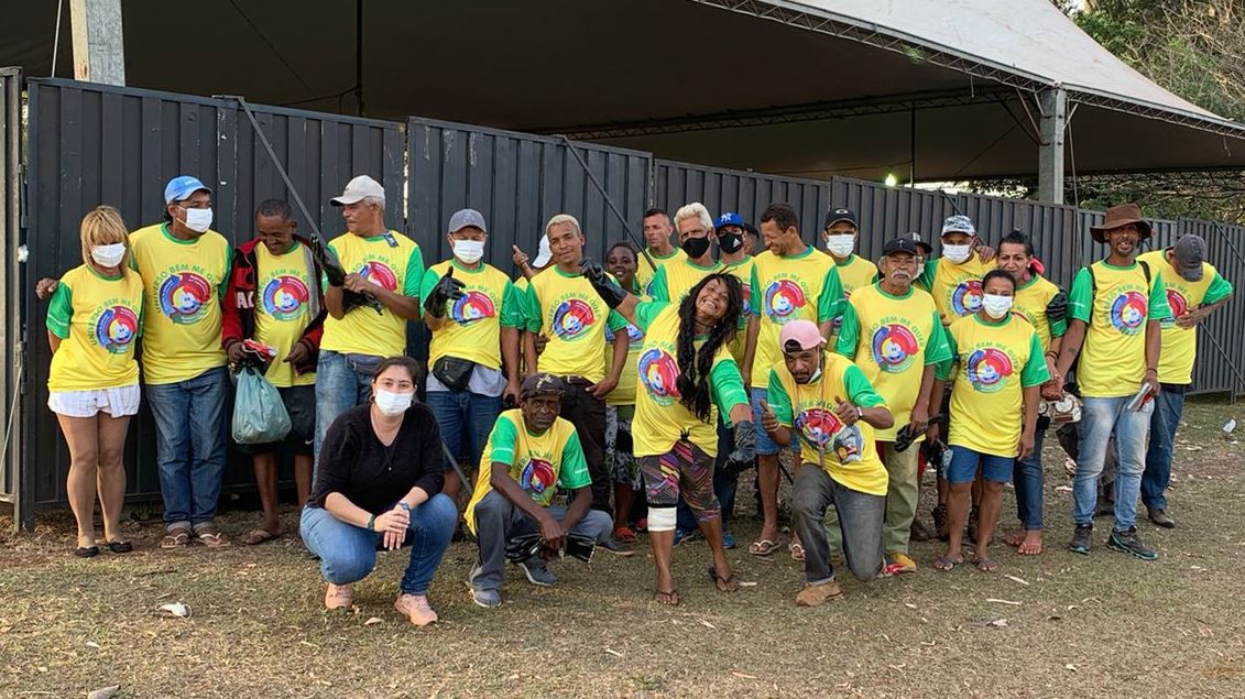 Imagem JPG, Coletores de recicláveis da Festa do Peão de Barretos contam, mais uma vez, com apoio do Universo Bem Me Quer