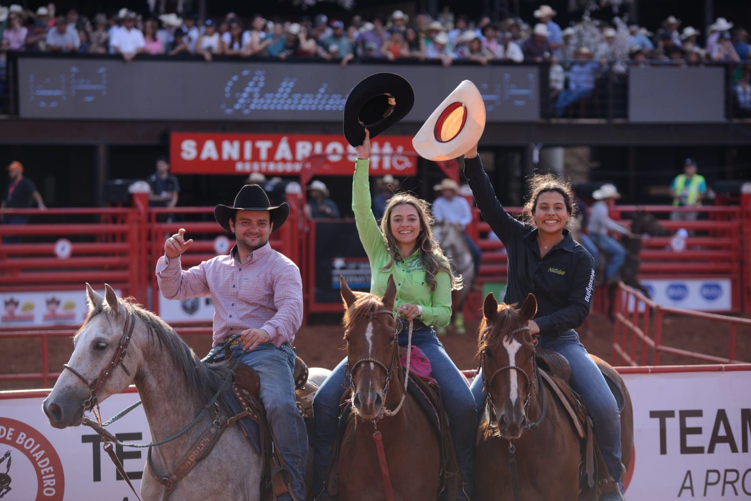 Imagem JPG, Trios paulista são os campeões do Team Penning do Internacional