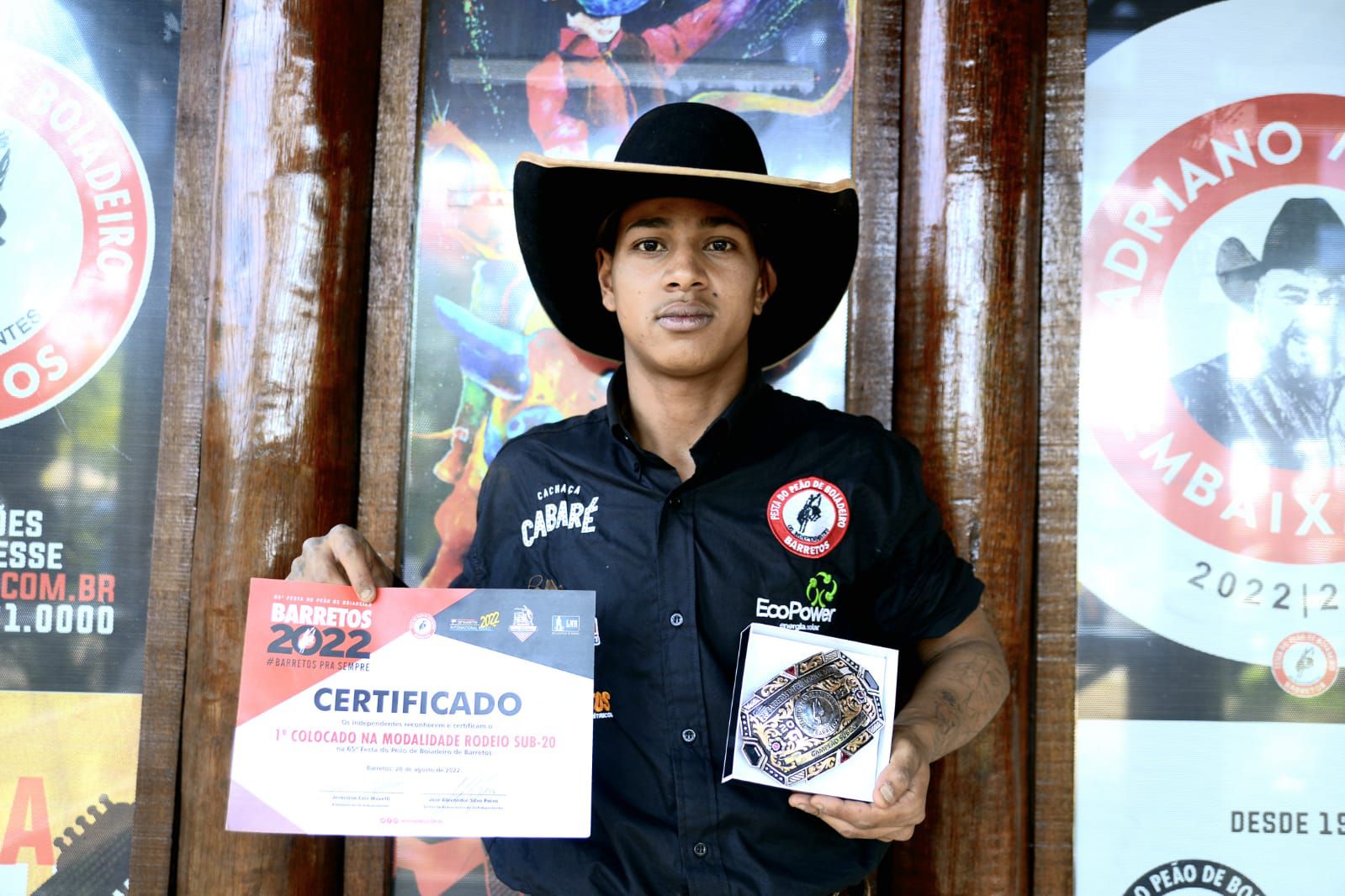Imagem JPG, Wendel Nunes de Taquaritinga é o campeão do Rodeio Sub-20