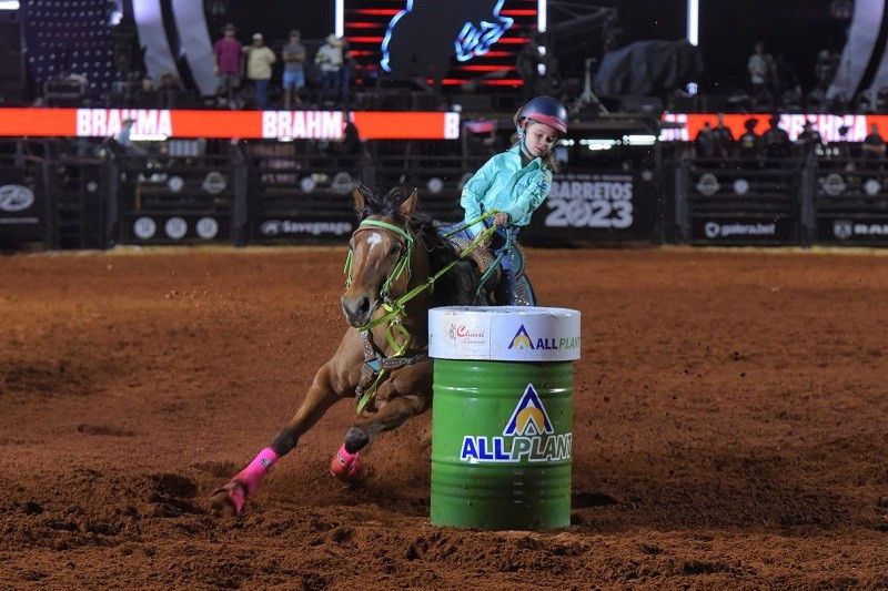 A barretense, Helena Junqueira Franco, voltou a fazer melhor tempo no Três Tambores Mirim (André Monteiro)