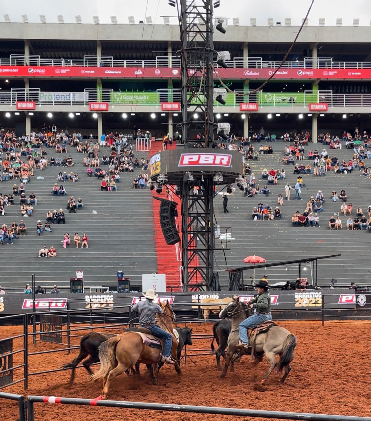 Imagem JPG, Festa do Peão de Barretos: Dupla de competidores bate recorde mundial no Ranch Sorting