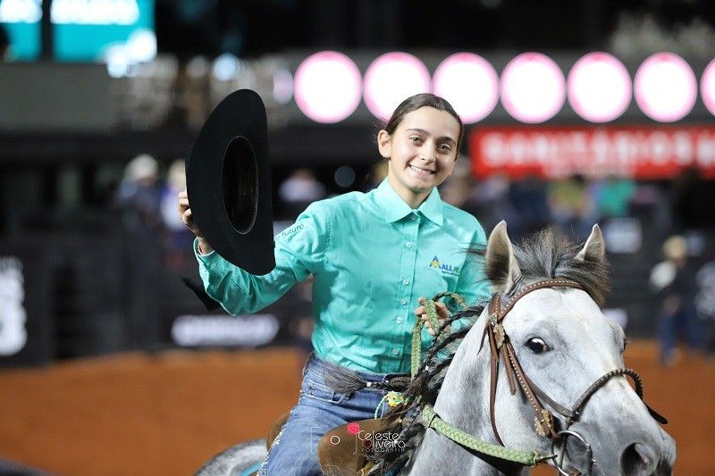 Amazona Gabriela Pegoger Navarro da Cruz, de São José do Rio Preto, campeã na categoria Jovem (Celeste Oliveira)