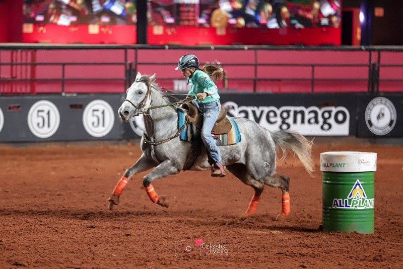 Jovem competidora finalizou participação com um tempo superior às duas primeiras noites (Celeste Oliveira)
