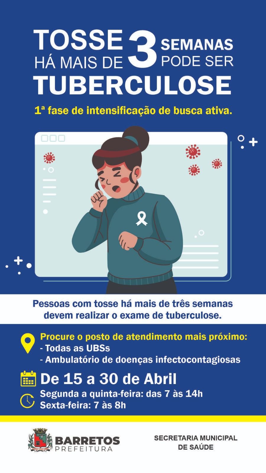 Imagem JPG, Unidades Básicas intensificam exames de tuberculose