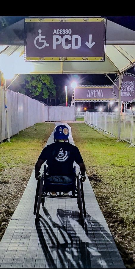 Ribeirão Rodeo Music conta com espaços acessíveis e estruturas especiais para pessoas com deficiência (PcD) Crédito (Gabriela Santos / Justo acessibilidade)