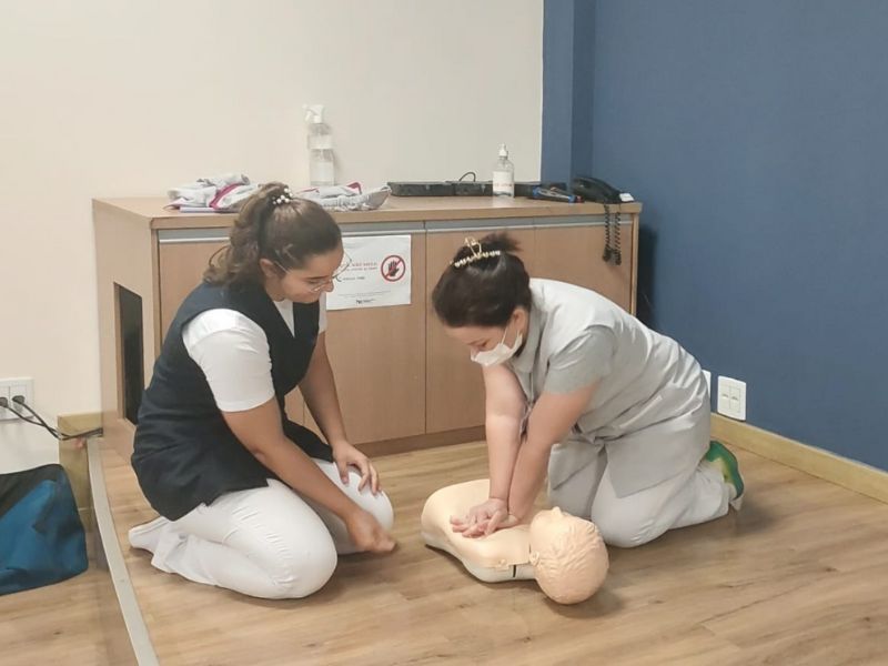 Imagem JPG, Equipes da Santa Casa de Barretos passam por treinamento de Suporte Básico de Vida nesta quarta e quinta