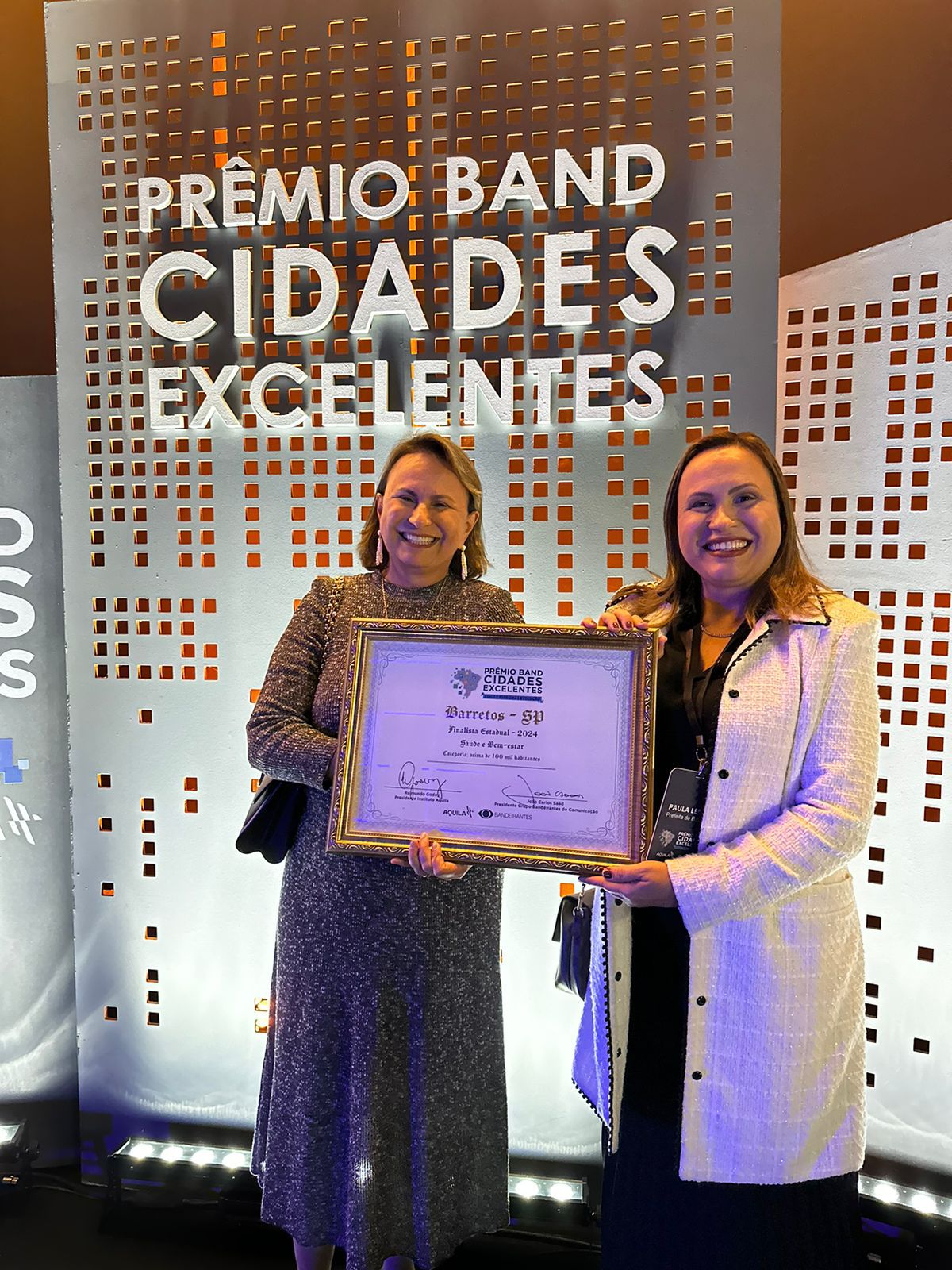 Imagem JPG, Saúde e Bem Estar: Barretos fica entre as três melhores do Estado no Prêmio Band Cidades Excelentes