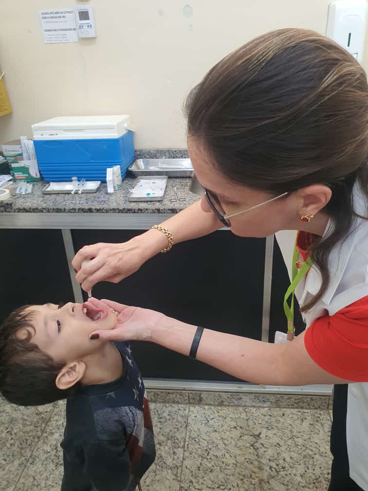 Imagem JPG, Barretos vacina 491 crianças menores de 5 anos contra a poliomielite no Dia D