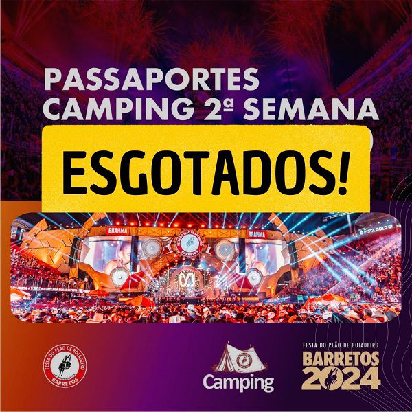 Imagem JPG, Passaportes Camping 2° semana esgotados!