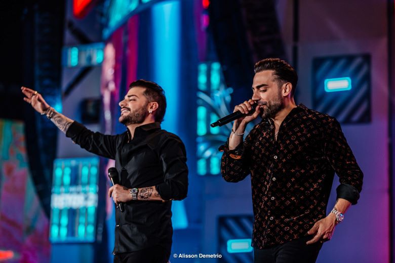 Imagem JPG, Lucas Reis e Thácio e Guilherme e Benuto colocam o público para dançar na noite de terça-feira