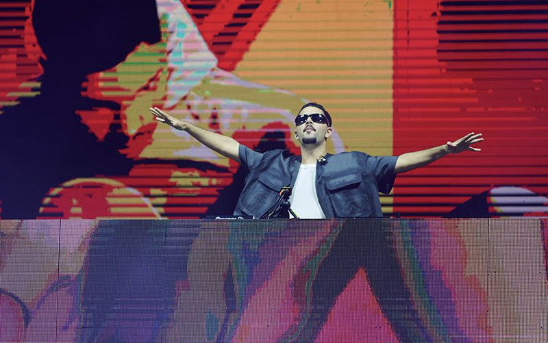 Pedro Sampaio no Ribeirão Rodeo Music 2024 em Ribeirão Preto, SP (Érico Andrade/g1)