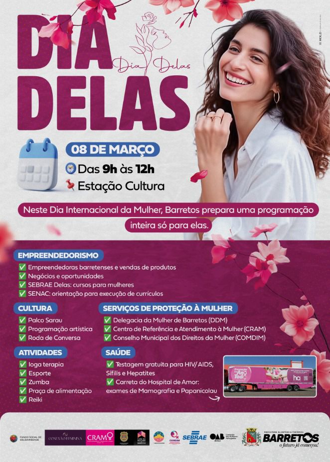 Imagem JPG, Exames de mamografia e Papanicolau são oferecidos gratuitamente no Dia Delas