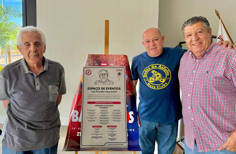 Imagem JPG, Novo espaço de eventos no Parque do Peão recebe nome do fundador José Brandão Tupynambá