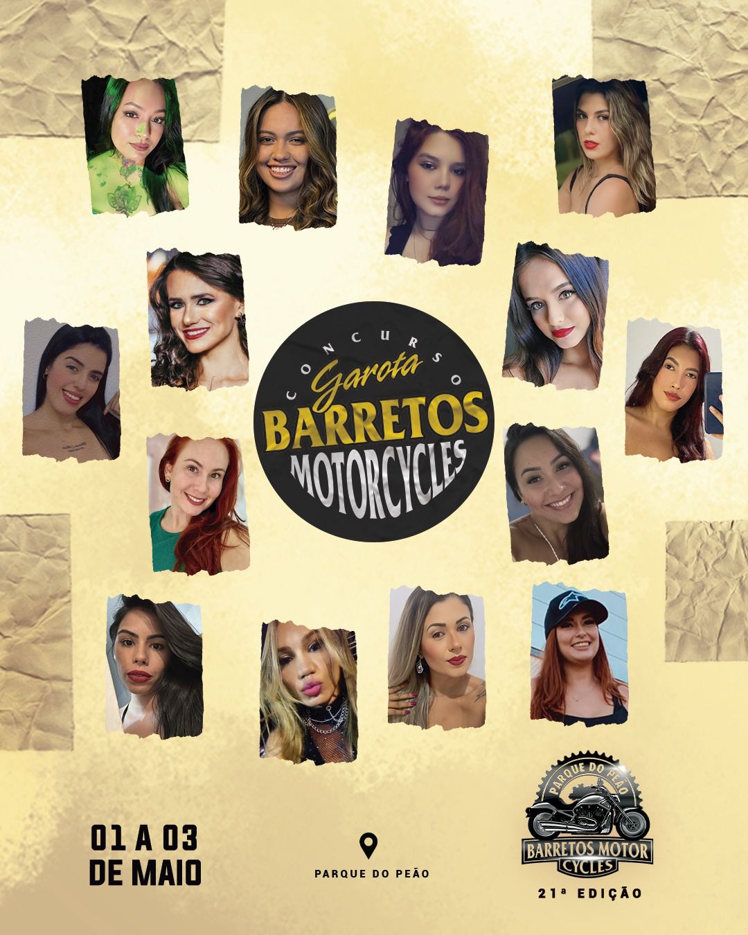 Imagem JPG, Barretos Motorcycles anuncia as 14 finalistas do Concurso Garota Motorcycles 2025