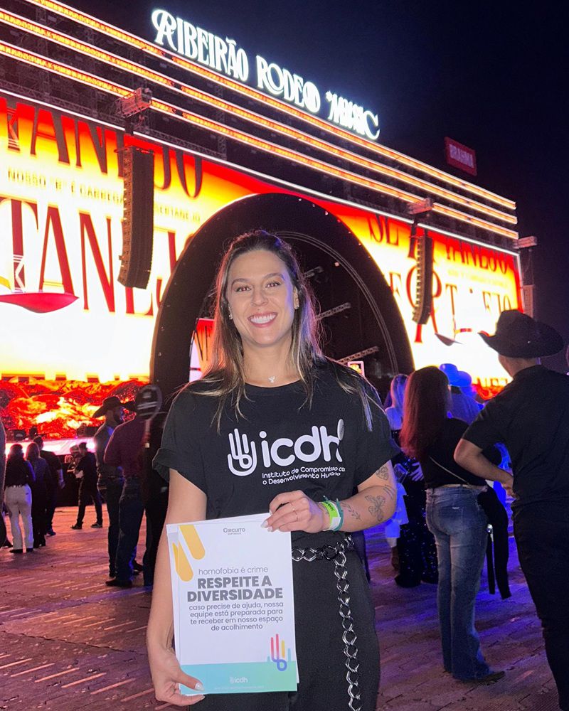 Imagem JPG, “Lace o Respeito” no Ribeirão Rodeo Music: Campanha do ICDH investe em ambiente acolhedor e combate assédio