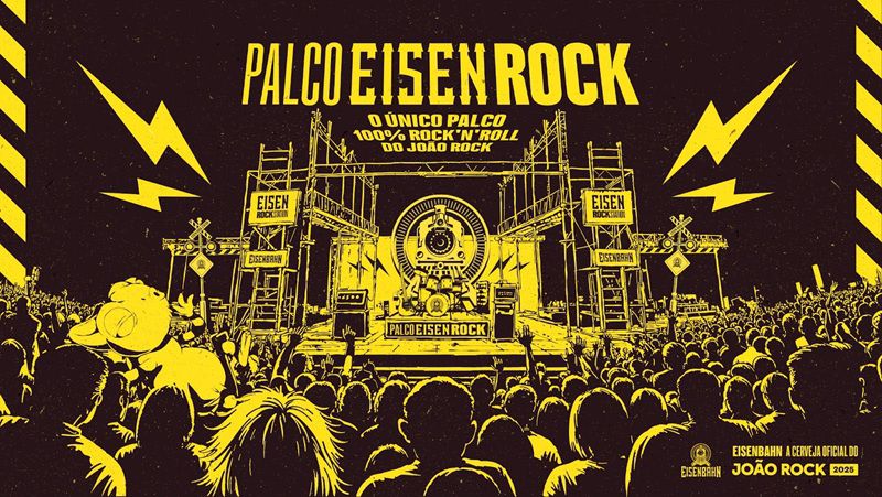 Imagem JPG, EISENBAHN APRESENTA PALCO DEDICADO 100% AO ROCK N’ ROLL NO JOÃO ROCK 2025