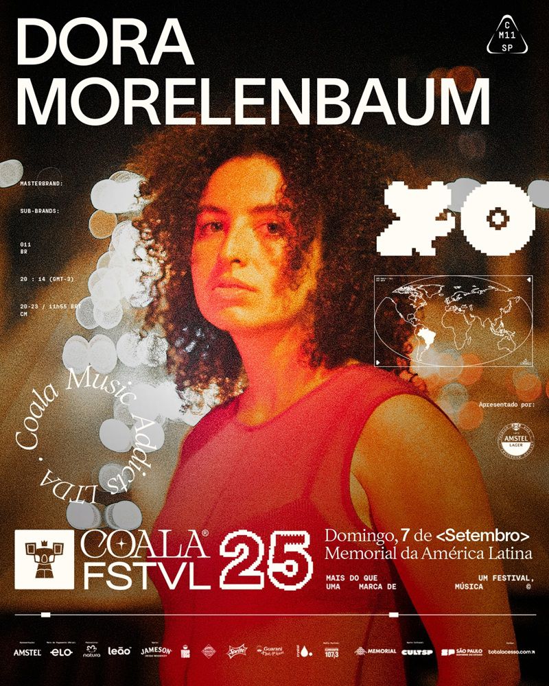 Imagem JPG, Coala Festival confirma shows de Zé Ibarra e Dora Morelenbaum na edição de 2025