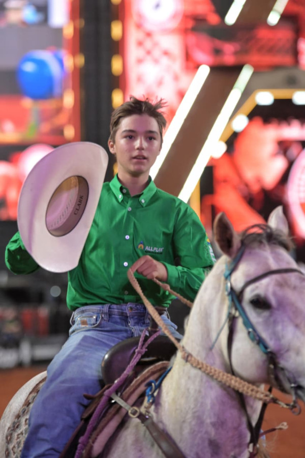 Joaquim Vicentini Prudente Correa, competidor da categoria Jovem B dos Três Tambores (André Monteiro)