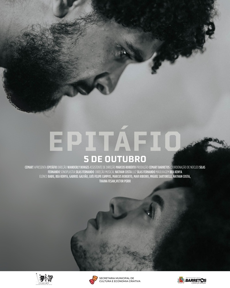 Imagem JPG, Núcleo de Teatro do CEMART apresenta a peça “Epitáfio” neste domingo (5)