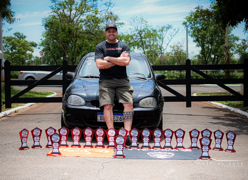 Wilber Madeira, da equipe Wilberson, celebrou seu oitavo ano consecutivo de participação e quebrou mais de 20 recordes (Mathias Losonczi)