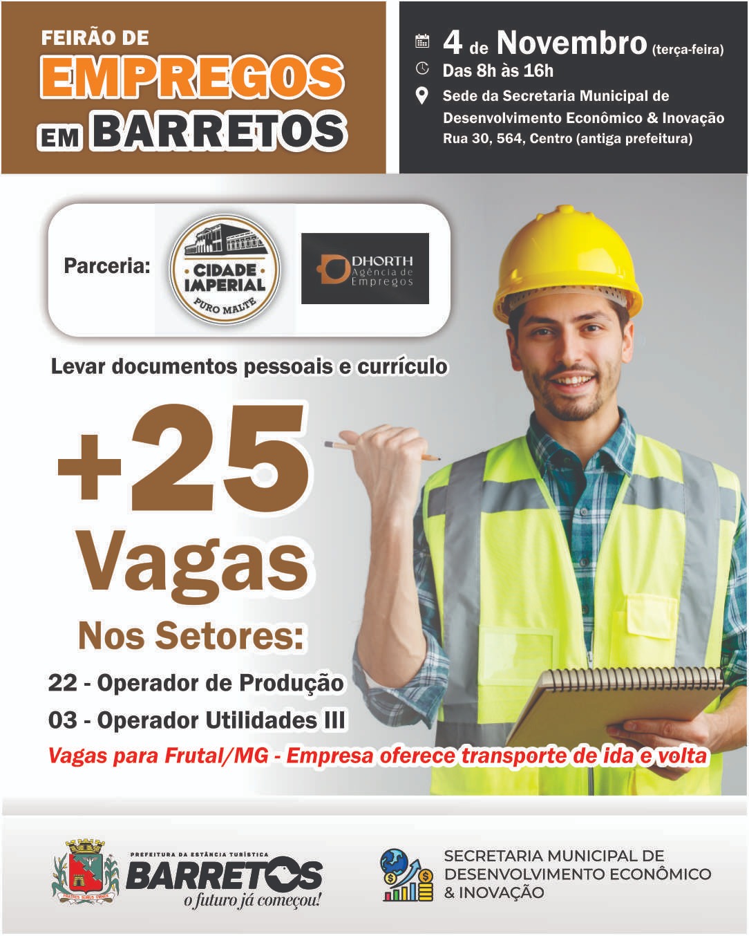 Imagem JPG, Feirão oferece 25 vagas de emprego na Cervejaria Cidade Imperial