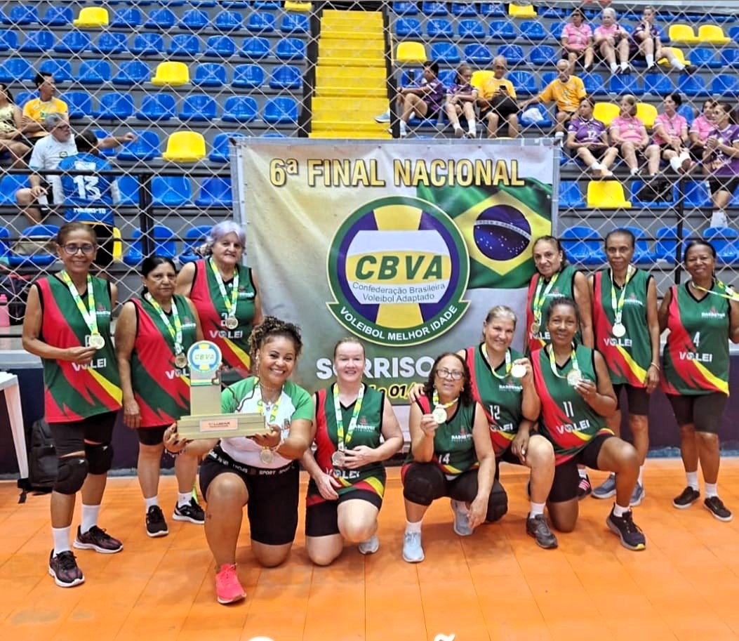 Imagem JPG, Barretenses são campeãs da 6ª Final Nacional de Voleibol Adaptado no Mato Grosso