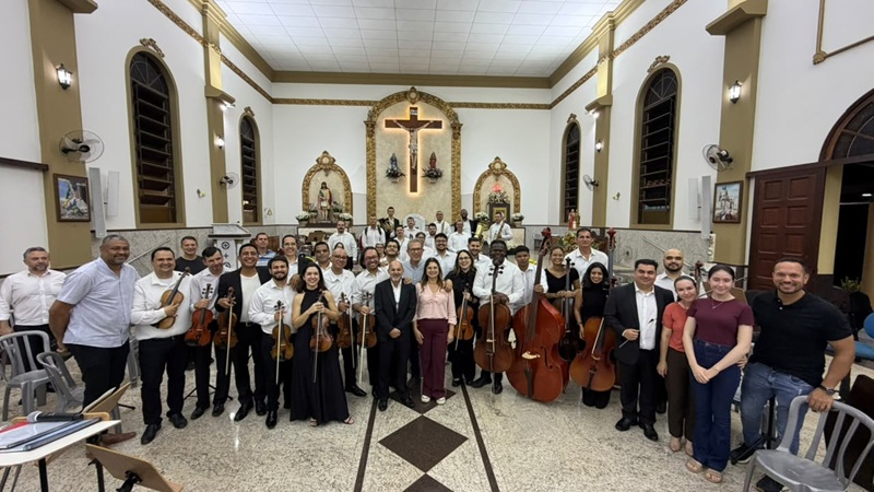 Orquestra Sinfônica emociona público em concerto especial durante a Festa do Bom Jesus